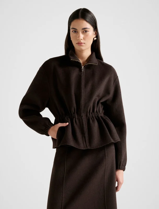 forever new  AMARA Elastic Waist Jacket for Women | Best Price UAE
